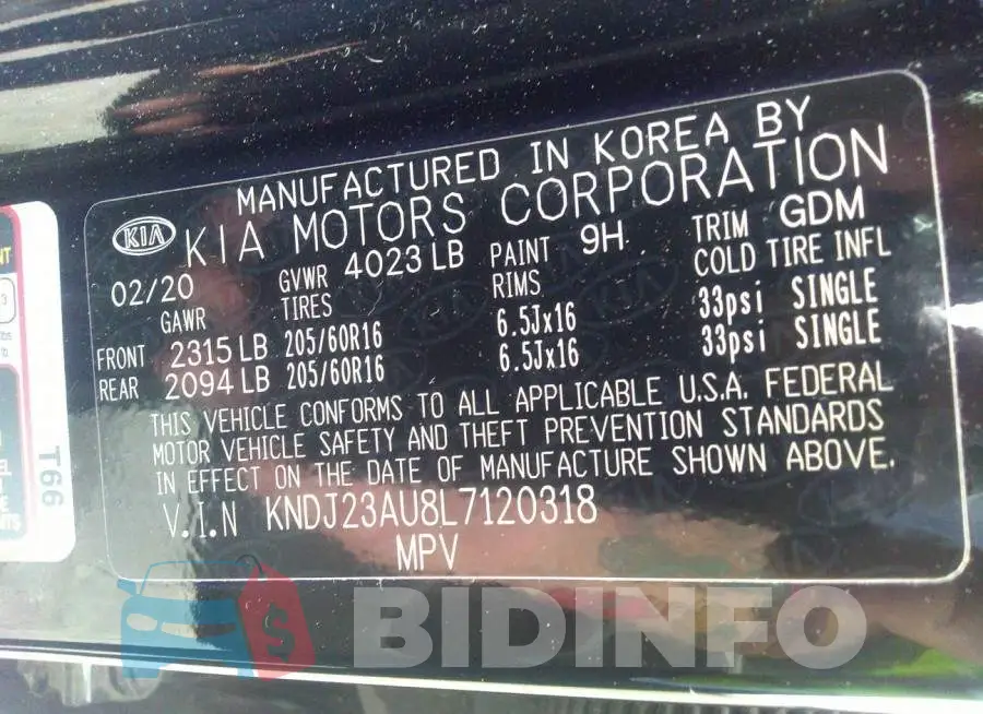 KNDJ23AU8L7120318 Photo# 9