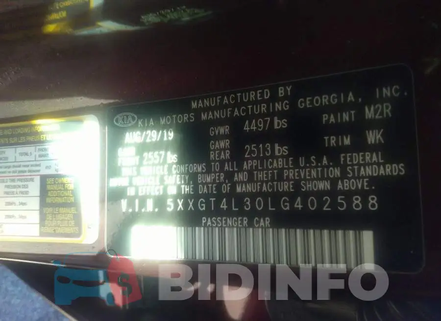 5XXGT4L30LG402588 Photo# 9