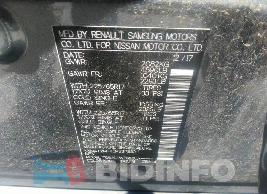 KNMAT2MT4JP537832 Photo# 9