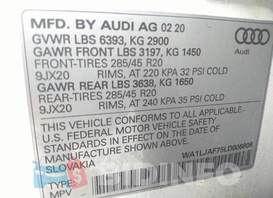 WA1LJAF75LD006808 Photo# 9