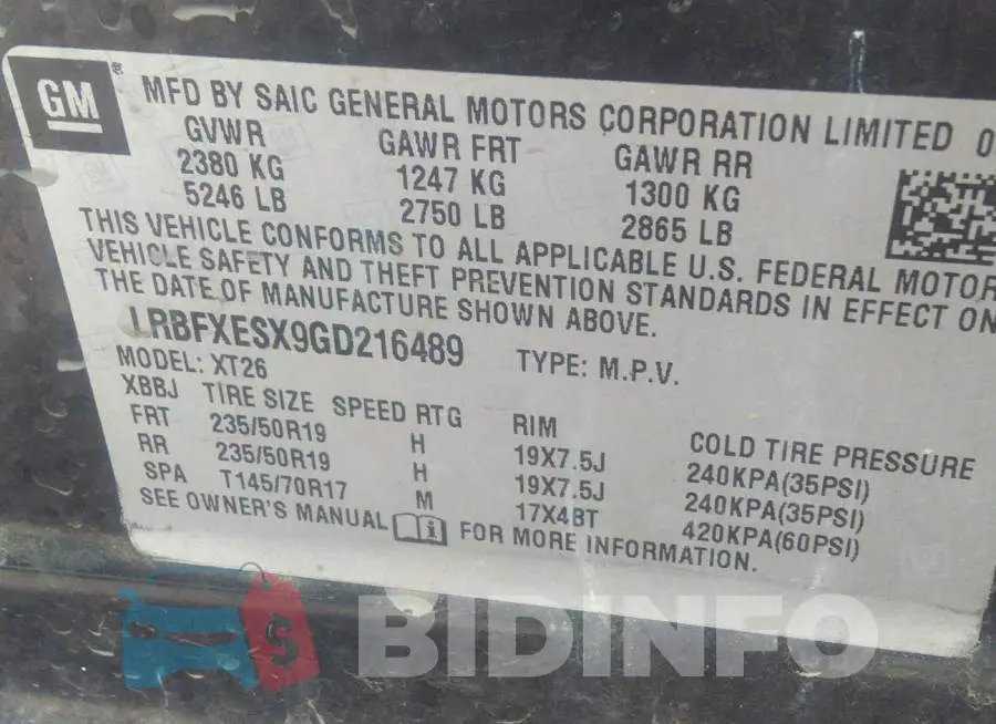 LRBFXESX9GD216489 Photo# 9