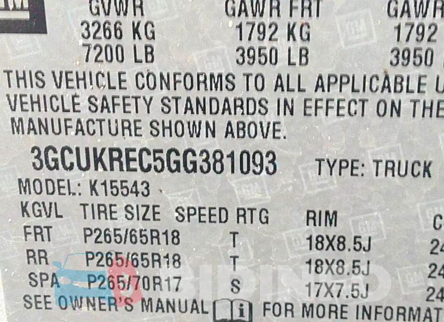 3GCUKREC5GG381093 Photo# 9