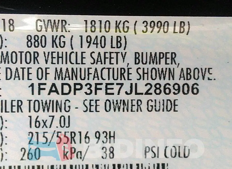 1FADP3FE7JL286906 Photo# 9