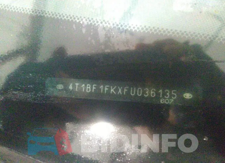 4T1BF1FKXFU036135 Photo# 9
