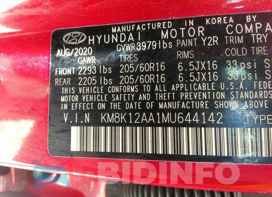 KM8K12AA1MU644142 Photo# 9