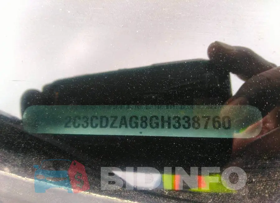2C3CDZAG8GH338760 Photo# 9