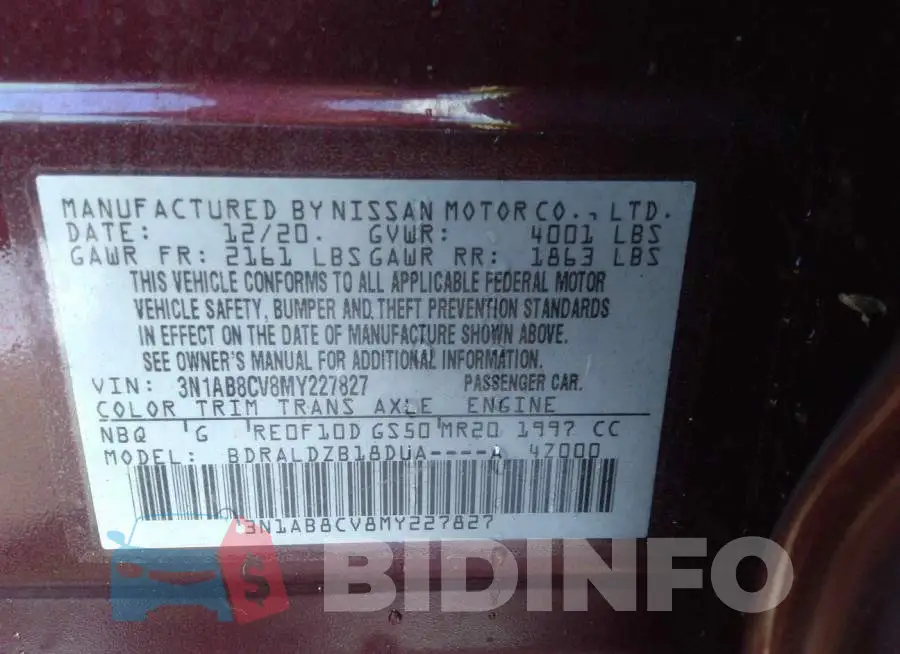 3N1AB8CV8MY227827 Photo# 9