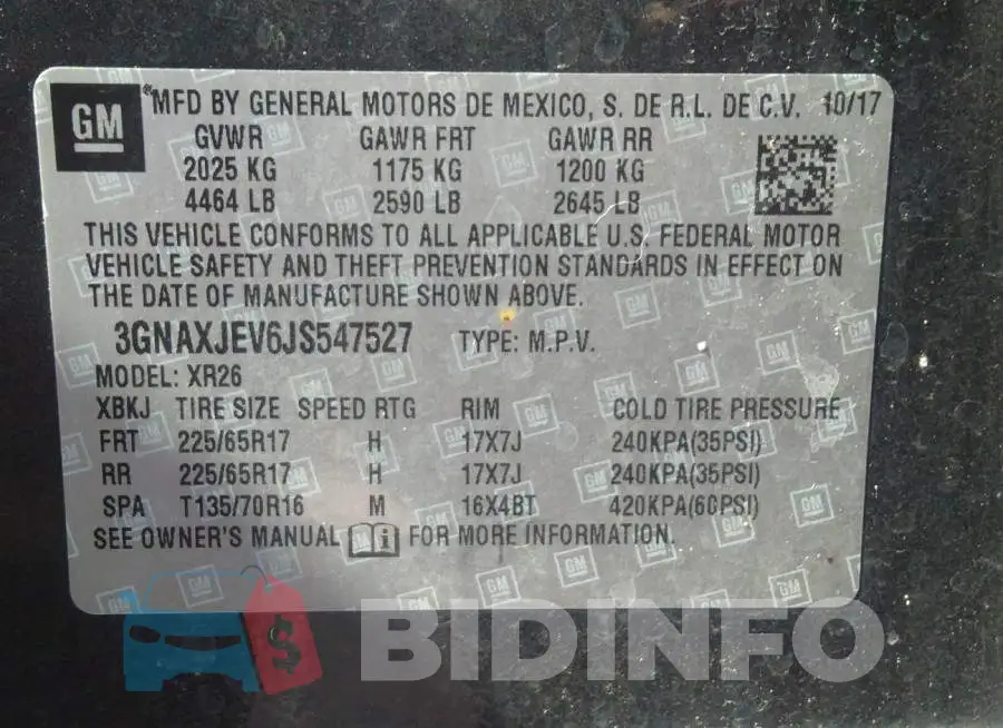 3GNAXJEV6JS547527 Photo# 9