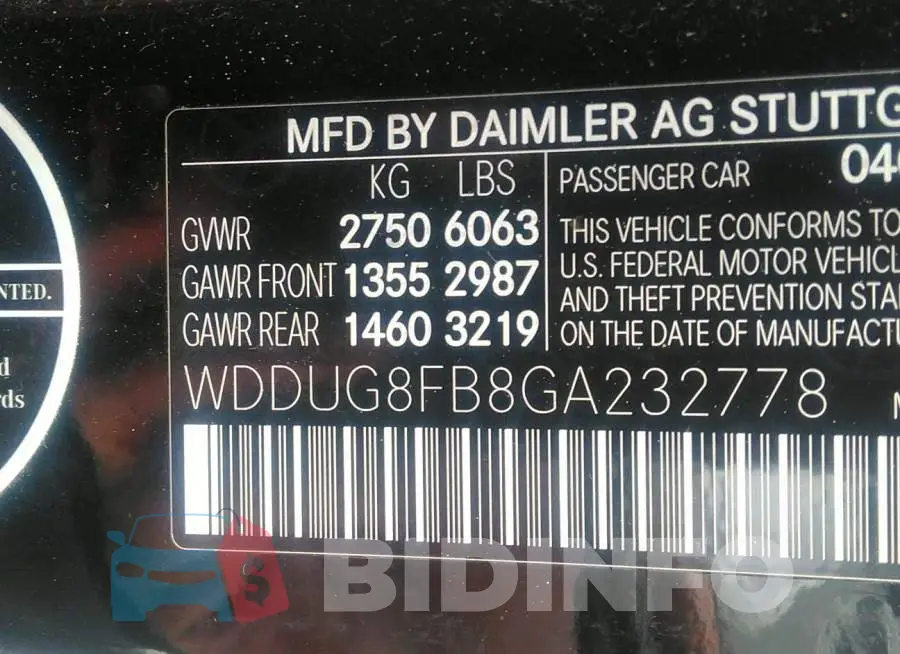 WDDUG8FB8GA232778 Photo# 9