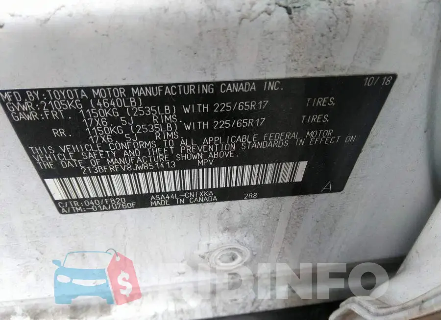 2T3BFREV8JW851413 Photo# 9