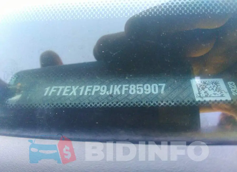1FTEX1EP9JKF85907 Photo# 9