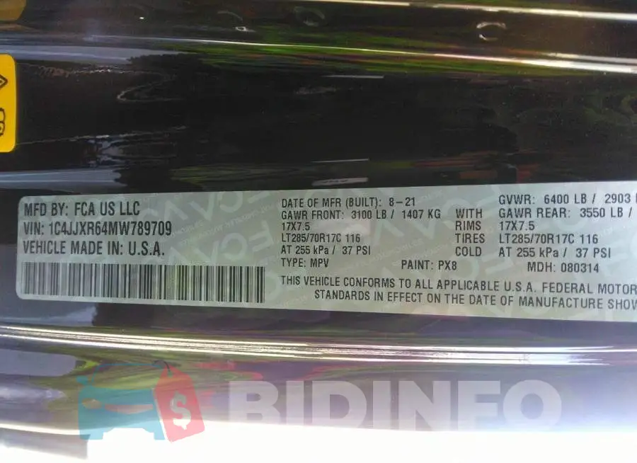 1C4JJXR64MW789709 Photo# 9