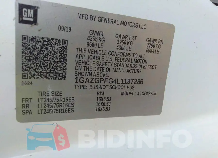 1GAZGPFG4L1137286 Photo# 9