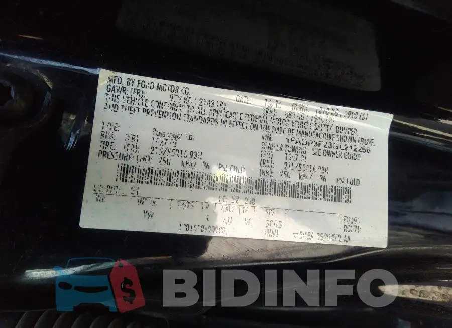 1FADP3F23GL212266 Photo# 9