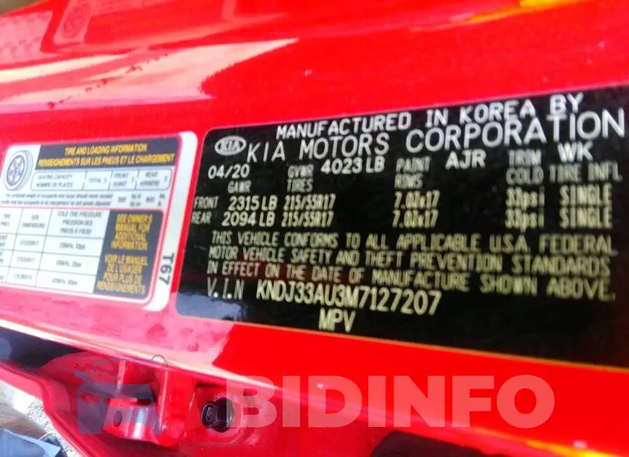 KNDJ33AU3M7127207 Photo# 9
