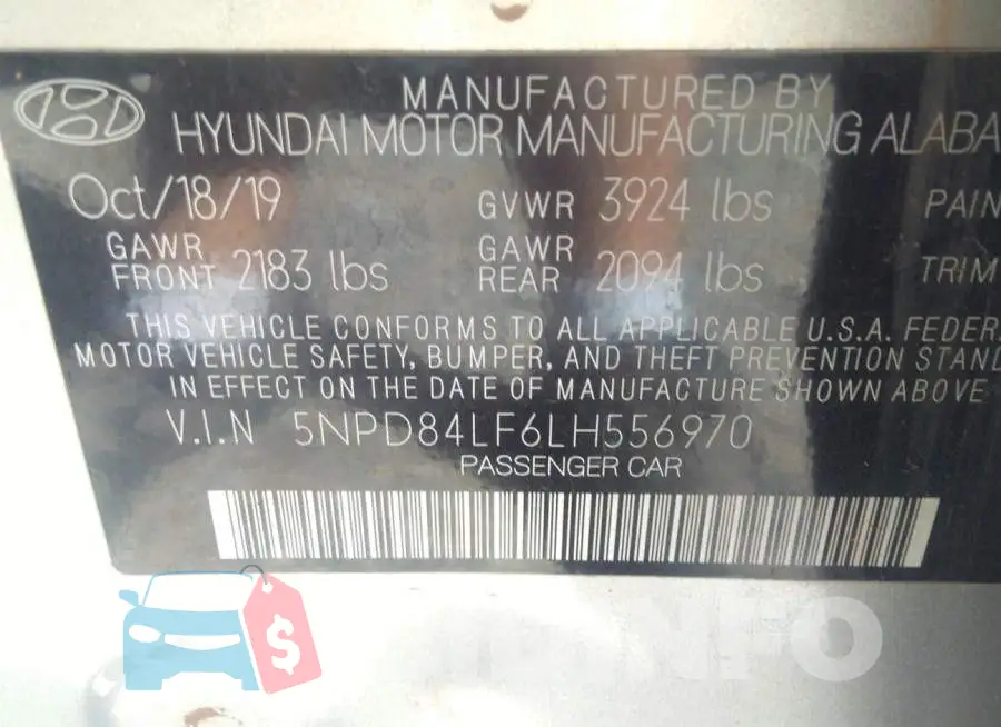 5NPD84LF6LH556970 Photo# 9