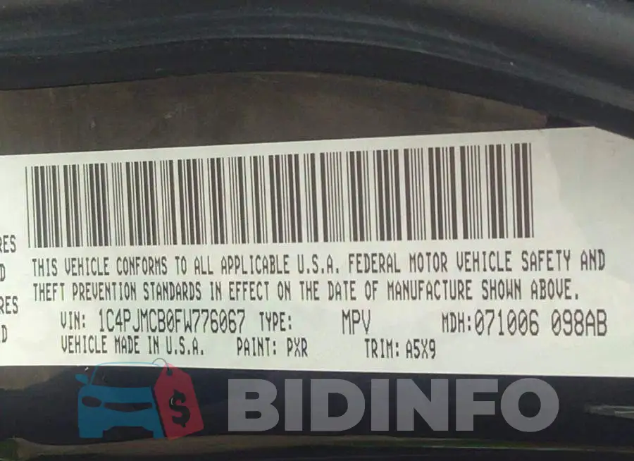 1C4PJMCB0FW776067 Photo# 9