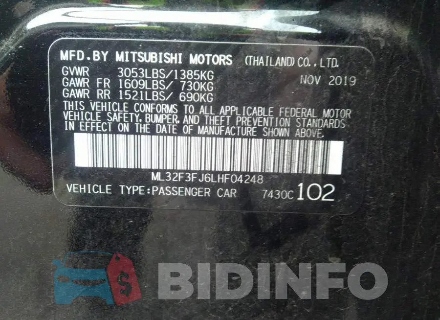 ML32F3FJ6LHF04248 Photo# 9
