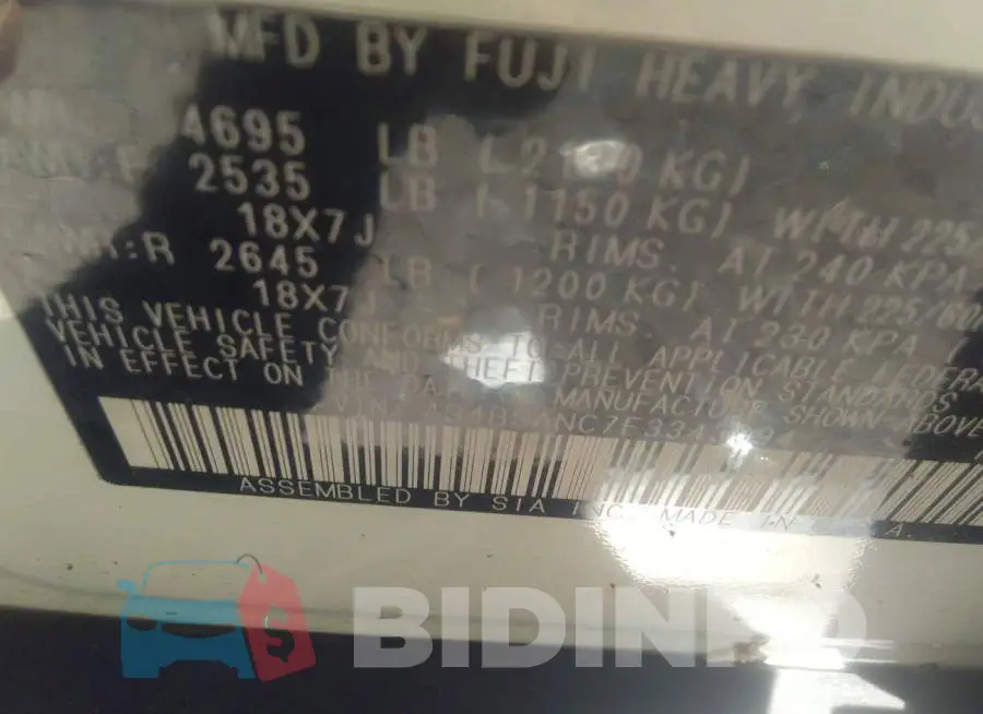 4S4BSANC7F3343094 Photo# 9