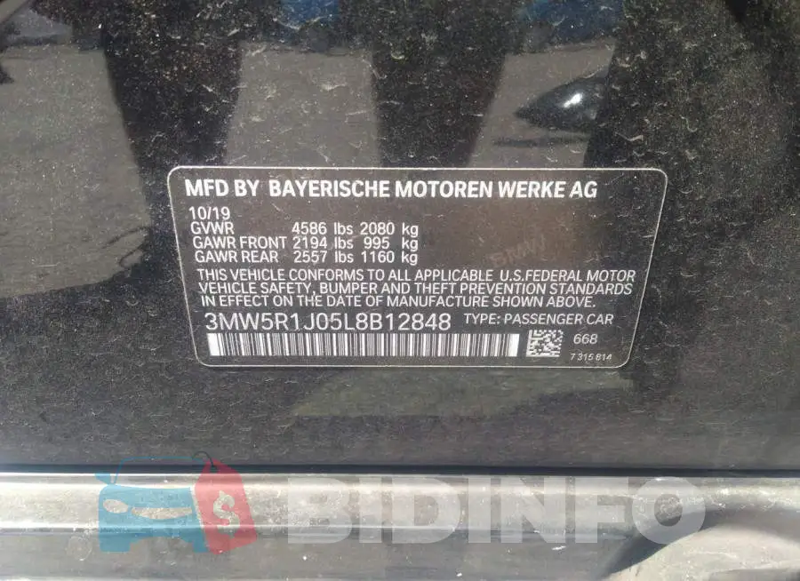 3MW5R1J05L8B12848 Photo# 9