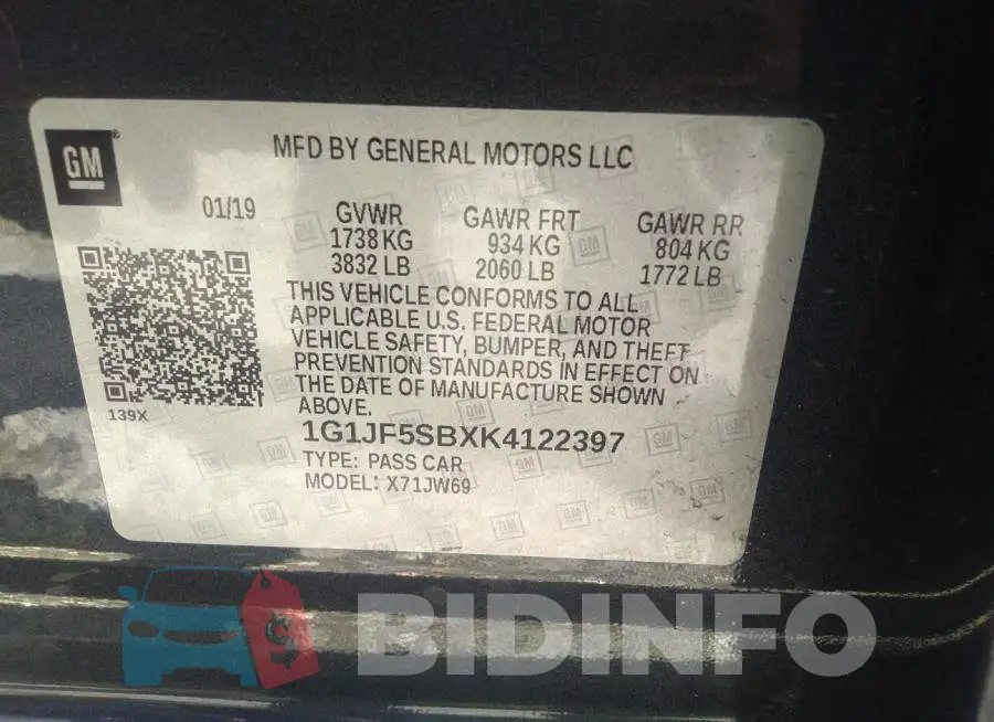 1G1JF5SBXK4122397 Photo# 9