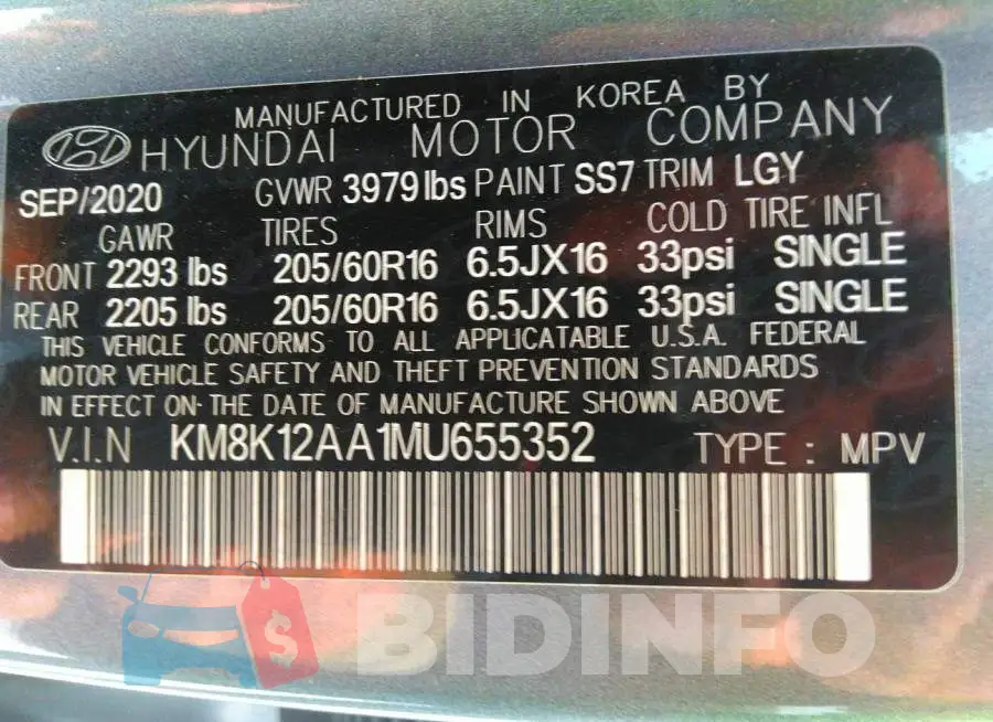 KM8K12AA1MU655352 Photo# 9