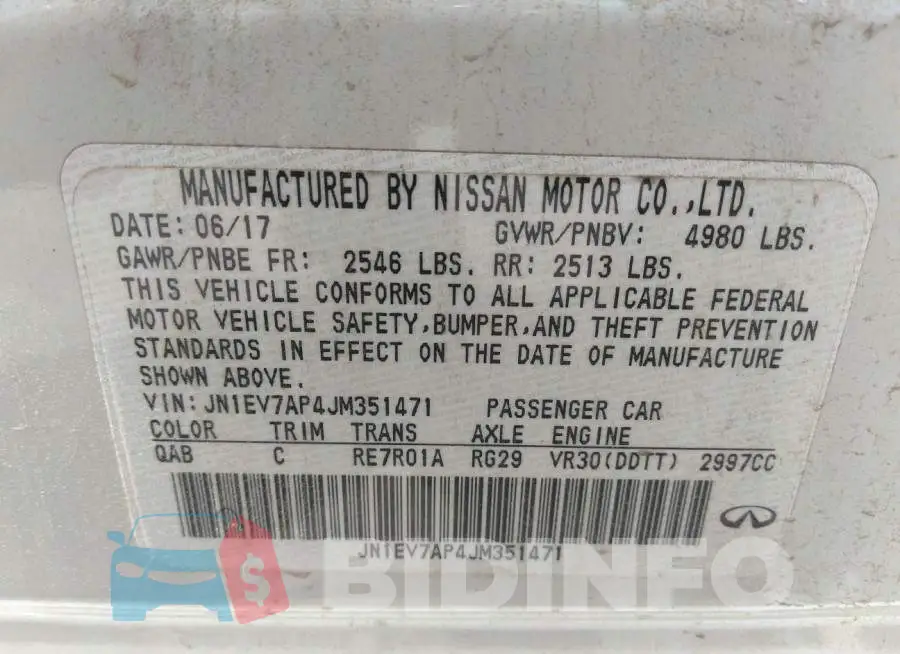 JN1EV7AP4JM351471 Photo# 9