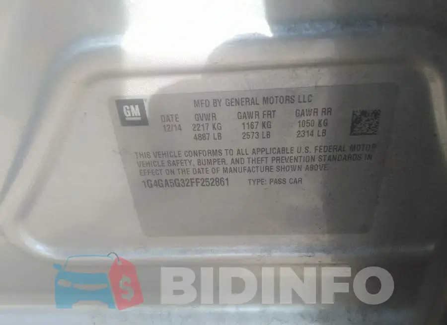 1G4GA5G32FF252861 Photo# 9