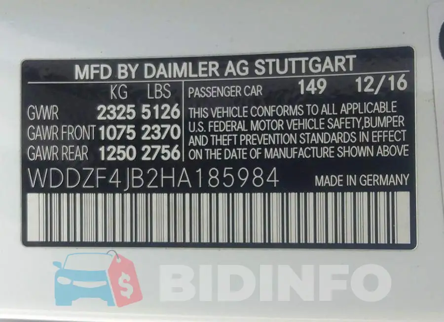 WDDZF4JB2HA185984 Photo# 9
