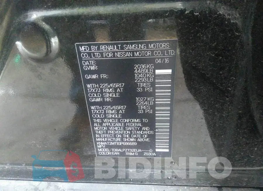 KNMAT2MT1GP686689 Photo# 9