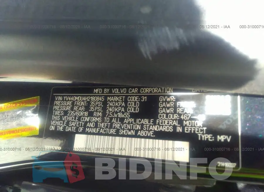 YV440MDU4H2180845 Photo# 9