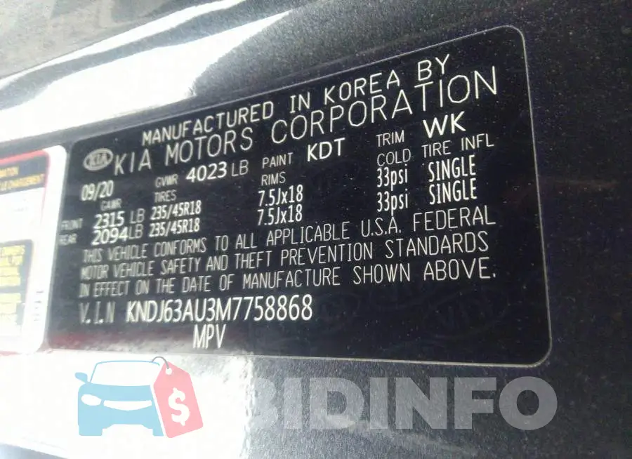 KNDJ63AU3M7758868 Photo# 9