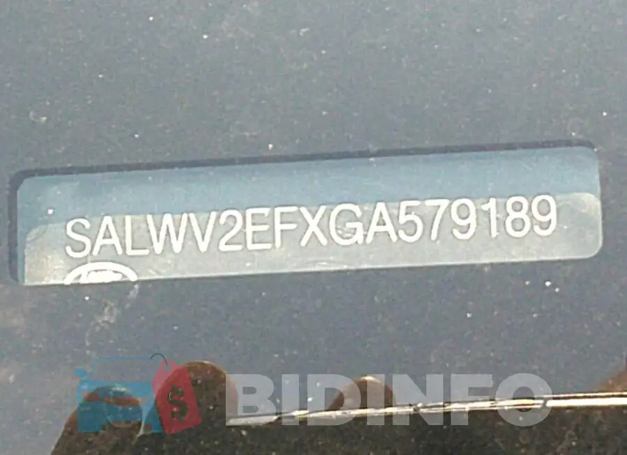 SALWV2EFXGA579189 Photo# 9