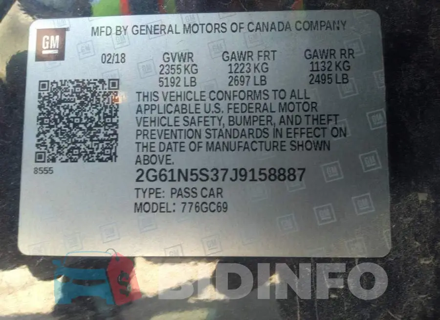 2G61N5S37J9158887 Photo# 9