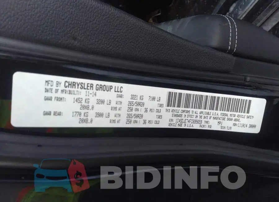 1C4SDJET4FC695659 Photo# 9