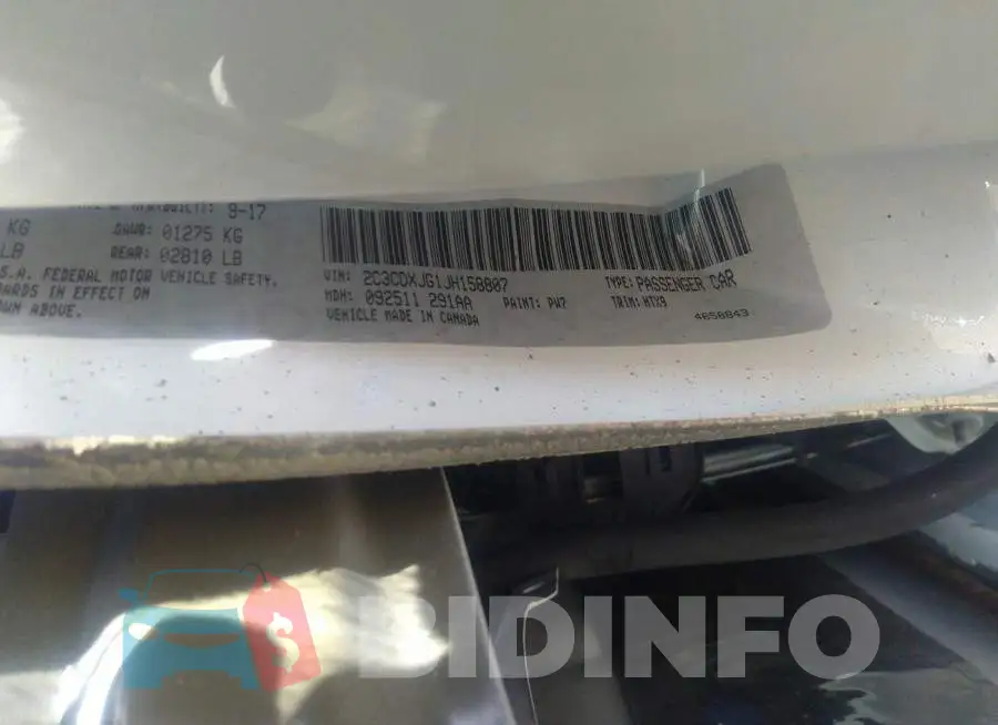 2C3CDXJG1JH158807 Photo# 9