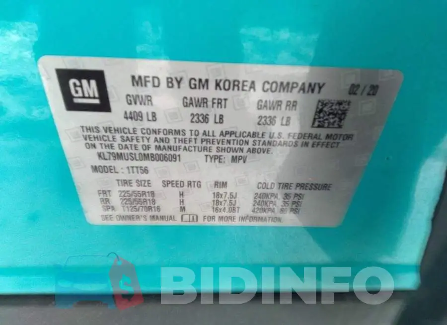 KL79MUSL0MB006091 Photo# 9
