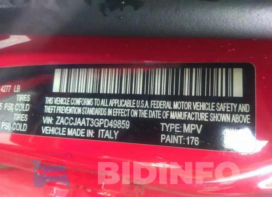 ZACCJAAT3GPD49859 Photo# 9
