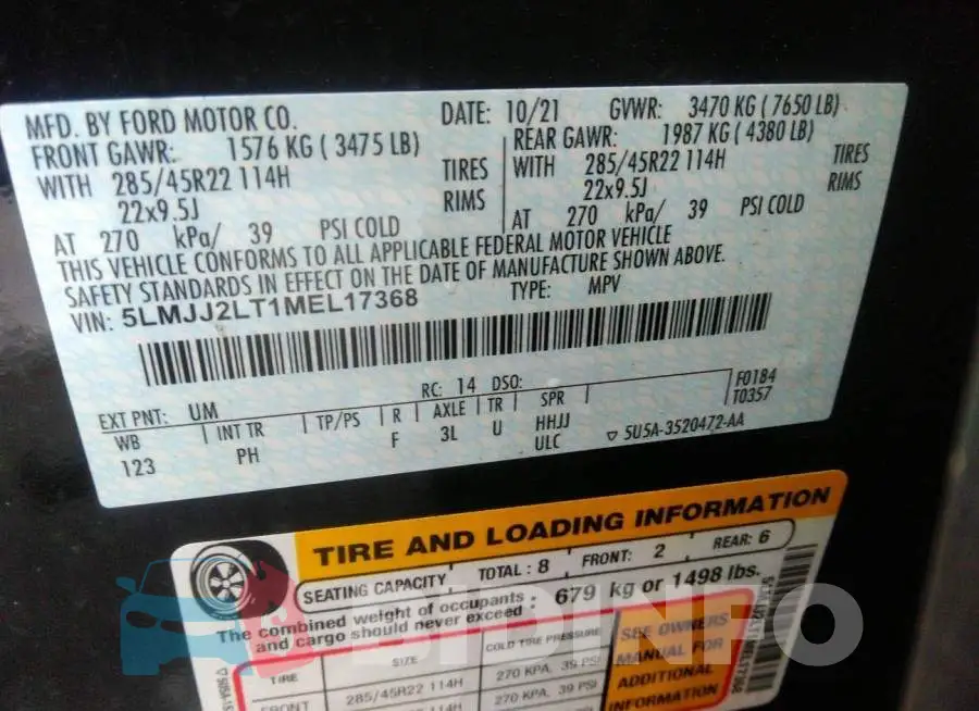 5LMJJ2LT1MEL17368 Photo# 9