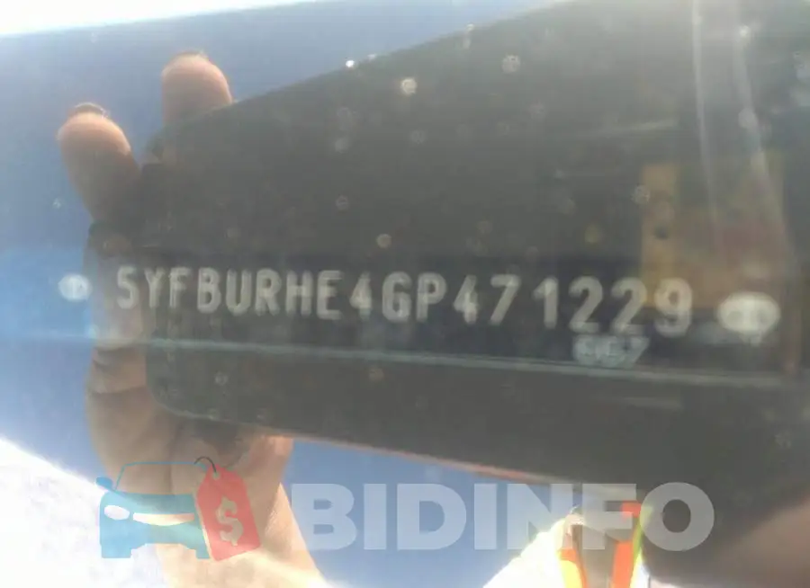 5YFBURHE4GP471229 Photo# 9
