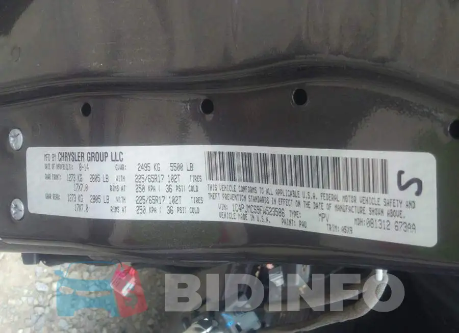 1C4PJMCS9FW523586 Photo# 9