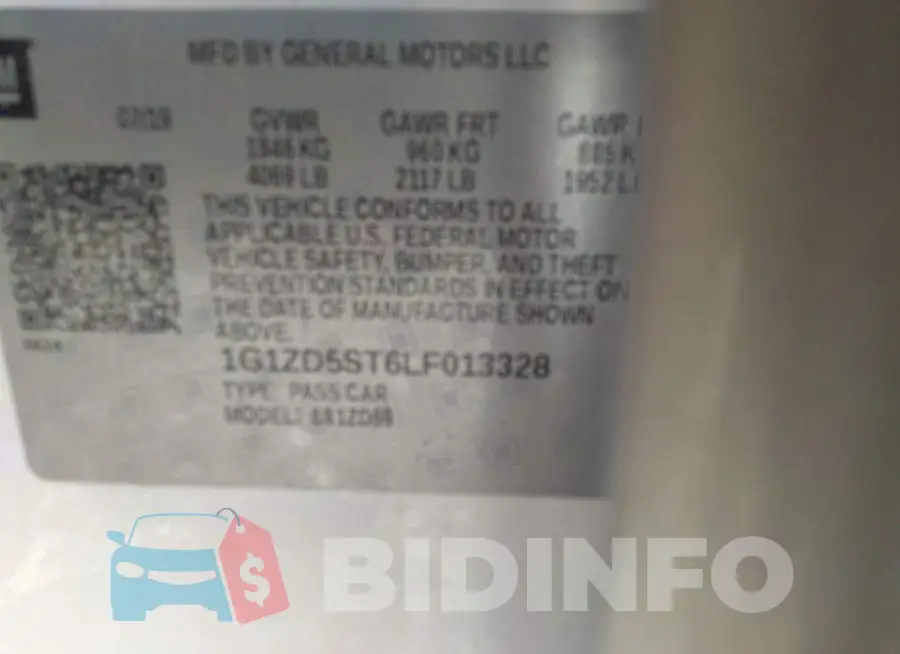 1G1ZD5ST6LF013328 Photo# 9