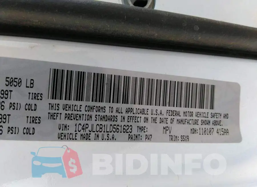 1C4PJLCB1LD561623 Photo# 9