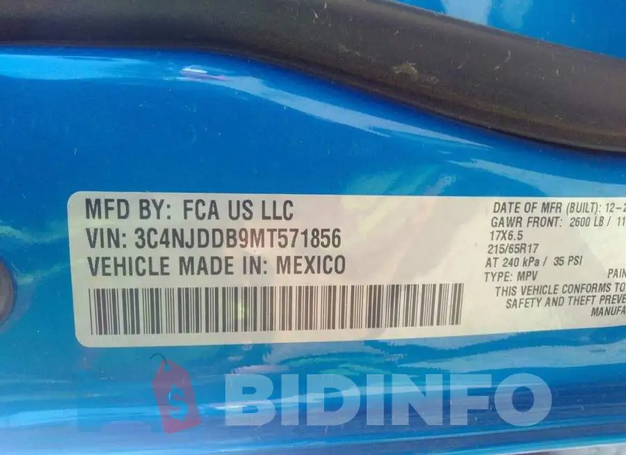 3C4NJDDB9MT571856 Photo# 9