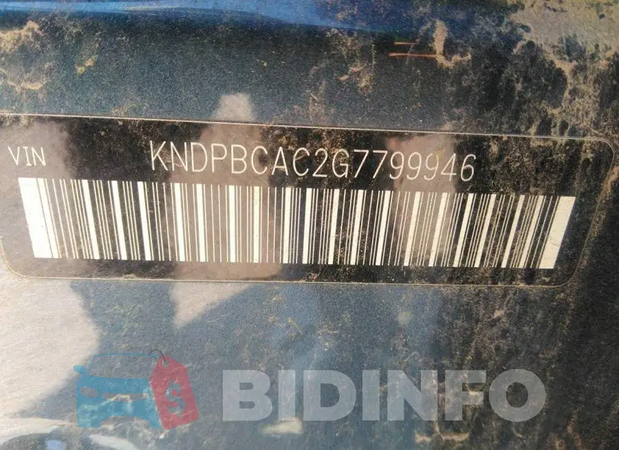 KNDPBCAC2G7799946 Photo# 9