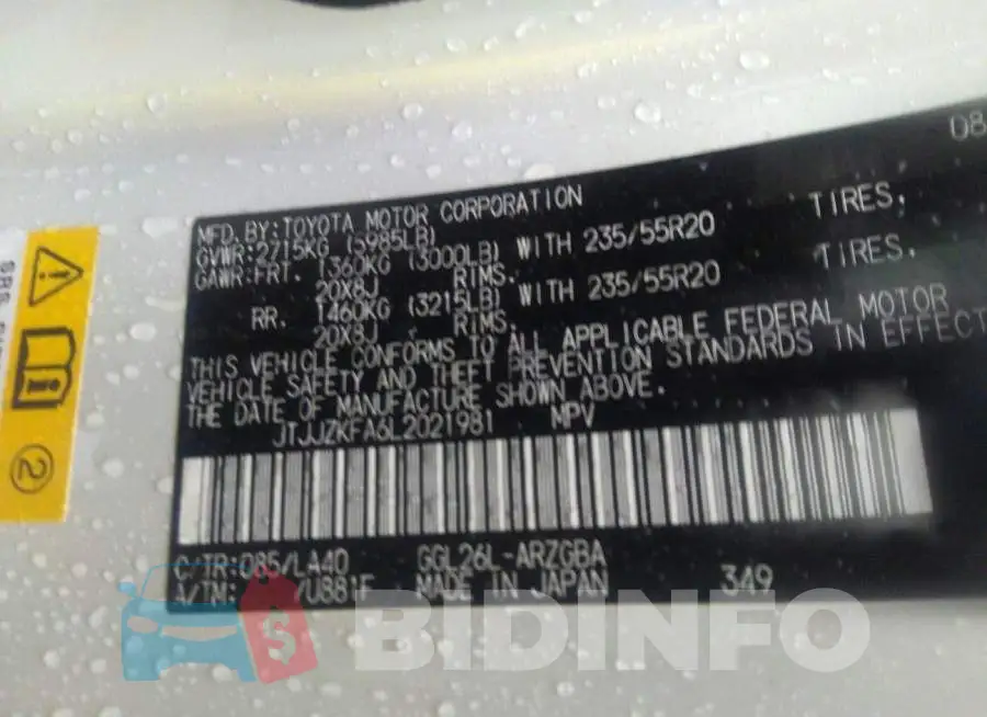 JTJJZKFA6L2021981 Photo# 9