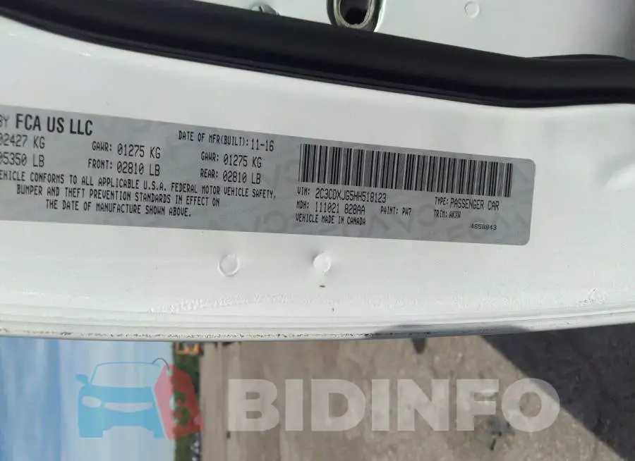 2C3CDXJG5HH518123 Photo# 9