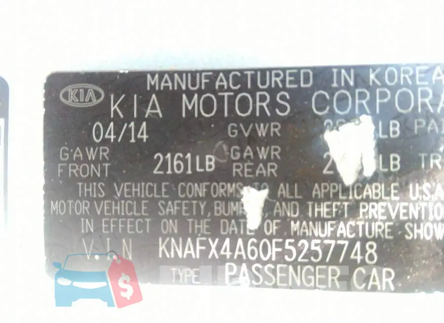 KNAFX4A60F5257748 Photo# 9