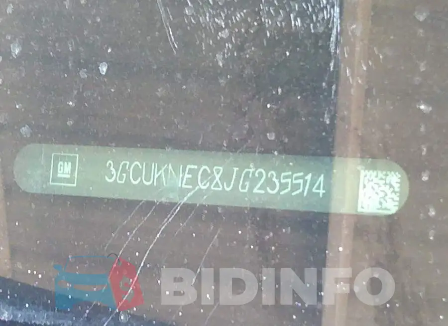3GCUKNEC8JG235514 Photo# 9
