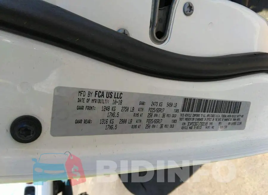 3C4PDCBG7JT522109 Photo# 9